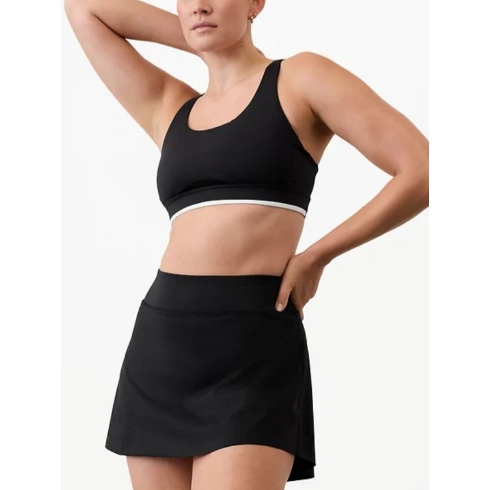 🆕️🩳ATHLETA Ace Advantage High Rise 13.5" Skort, Sz XL, Black